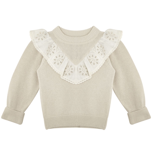 The New Society Millie jumper off white Chandails