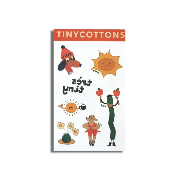 Tiny Cottons - En Plein air tattoos summer red - 스티커 및 문신 - AW22-Z02-J08 