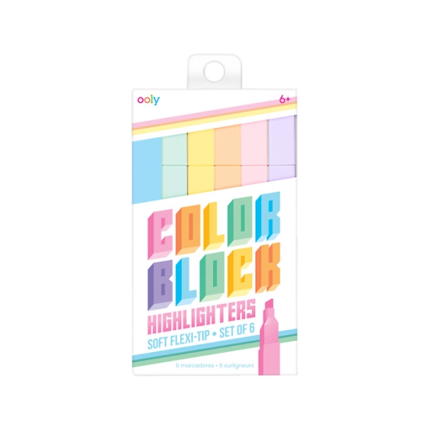 OOLY Flamastry zakreślacze Color block 130-084 