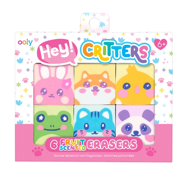 OOLY Fragrant erasers "Hey animals!" 112-114 