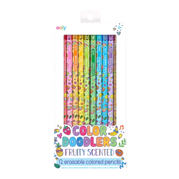 OOLY Scented pencil crayons Colourful scribbles 128-166 