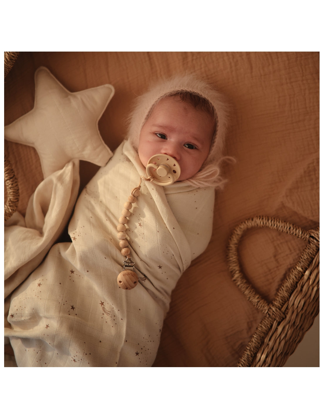  Clover & Sage Organic Muslin Baby Toddler Blanket