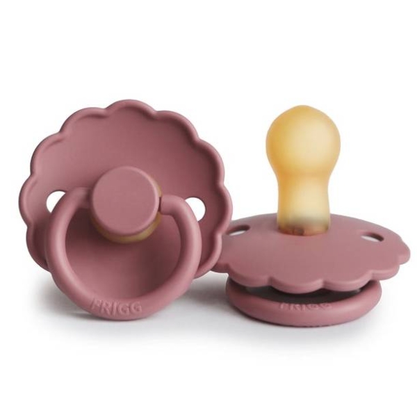 Frigg Daisy pacifier dusty rose  