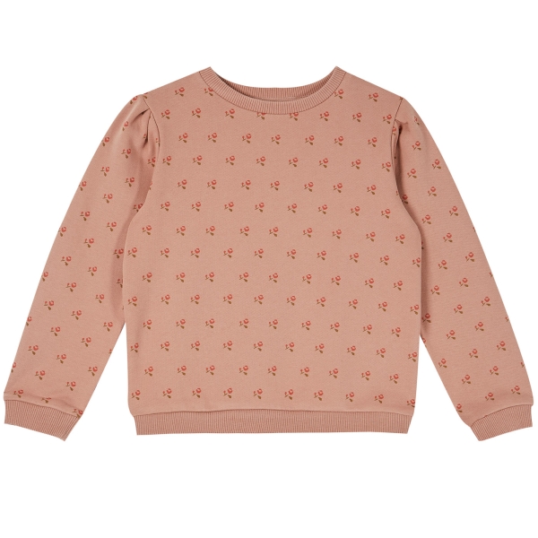 Emile et Ida Imprime ao azalee sweatshirt pink V173 