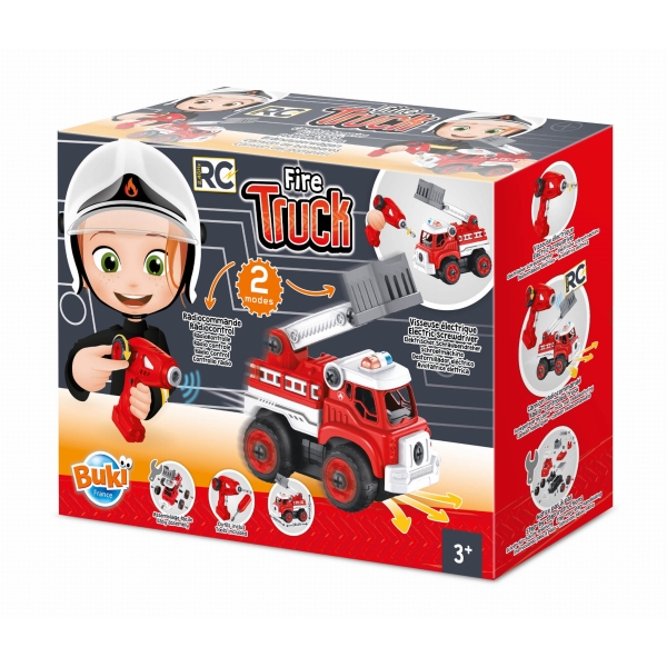 Buki Remote controlled fire truck building kit 9022 