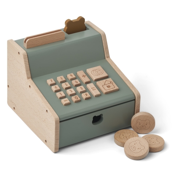 Liewood Buck cash register faune green/golden mix LW15001 