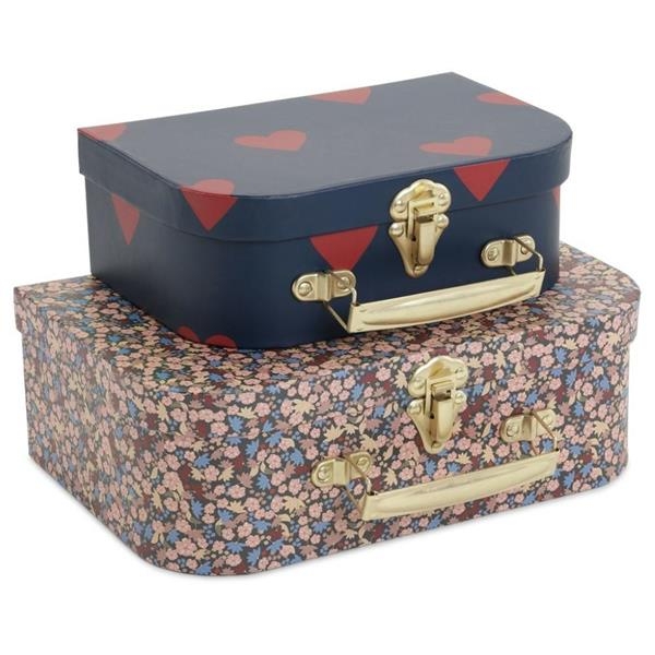 Konges Slojd - 2 Pack suitcase Winter garden/amour - Toy storage - KS4840 
