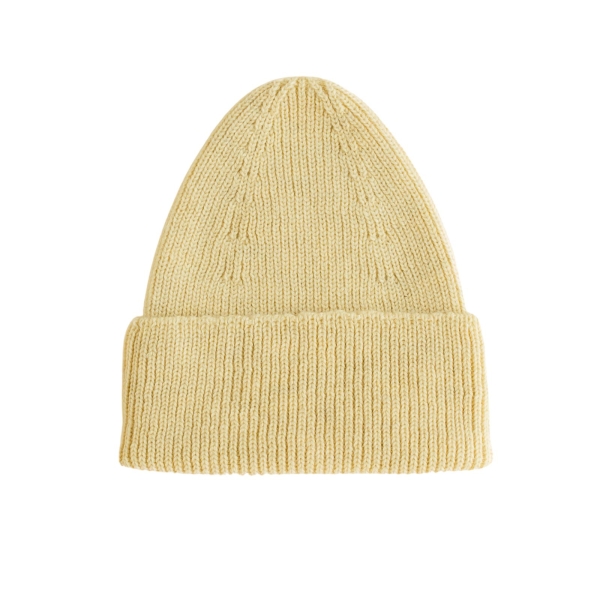 Hvid - Fonzie adult beanie light yellow - 모자와 모자 -  