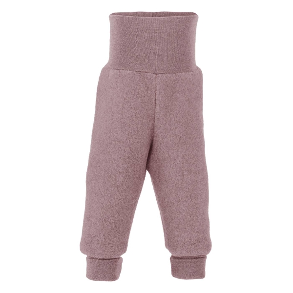 ENGEL Natur Baby pants with waistband rosewood melange 573501-051E 