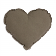 Numero 74 Heart Cushion beige  