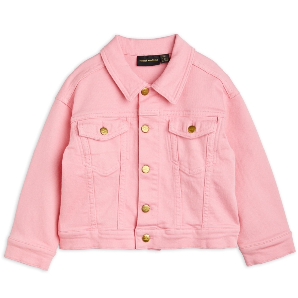 Mini Rodini Nessie twill jacket pink 2311010328 