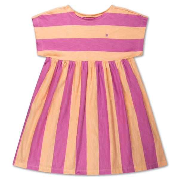 Repose AMS Easy peasy dress peachy block stripe SS23-91 