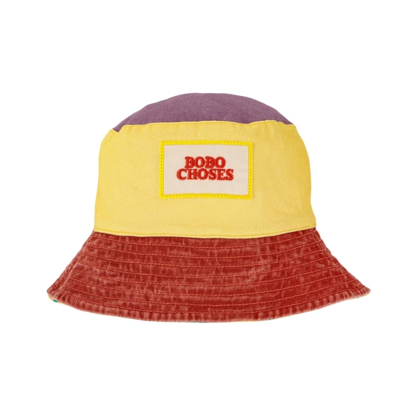 Bobo Choses Sea flower reversible hat multi 123AI033 