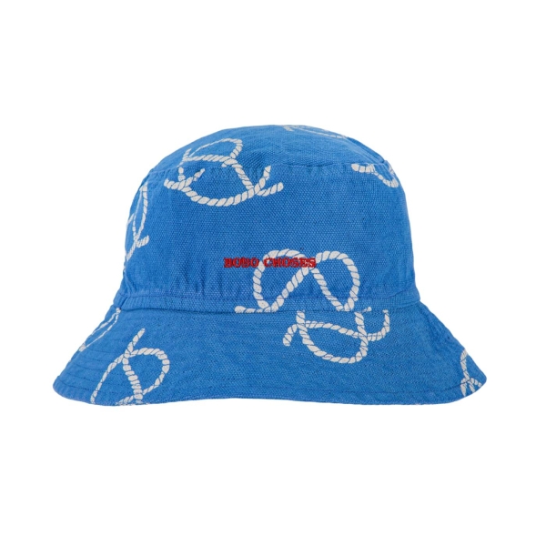 Bobo Choses Sail rope all over hat blue 123AI030 