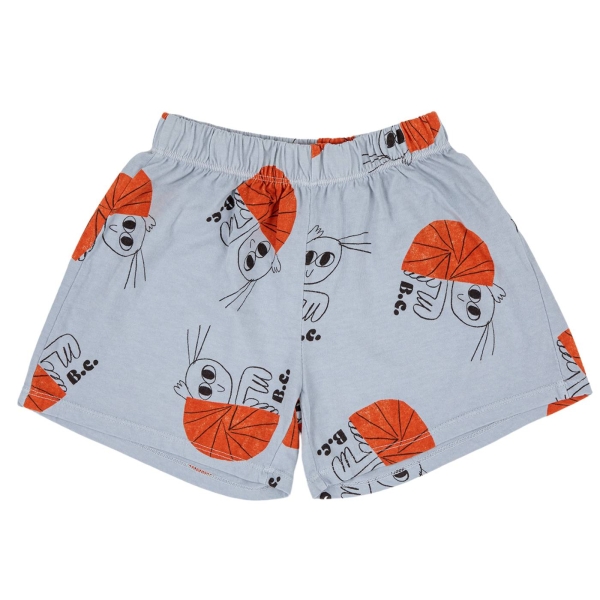 Bobo Choses Hermit crab all over shorts blue 123AC061 