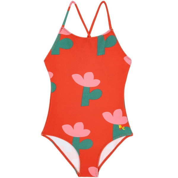 Bobo Choses Sea flower all over swimsuit red 123AC146 