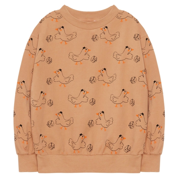 Weekend House Kids Goose sweatshirt camel 711 