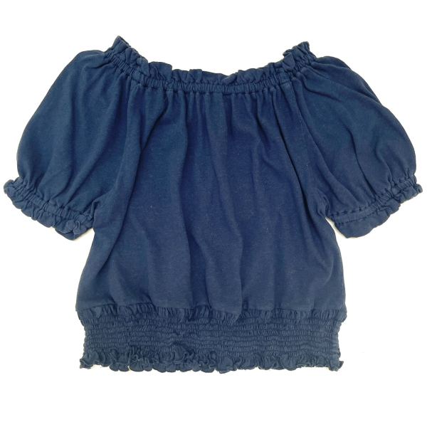 Longlivethequeen Tricot blouse navy 23133-111 