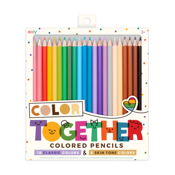 OOLY Classic pencil crayons Color together 128-169 