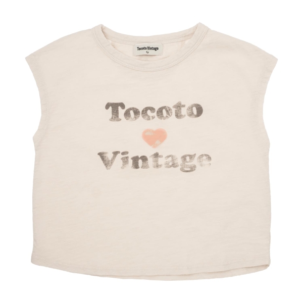 Tocoto Vintage Koszulka Logo off white S51223 