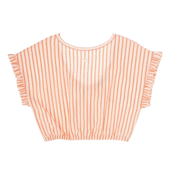 Tocoto Vintage Bluzka Stripped różowa S90723 