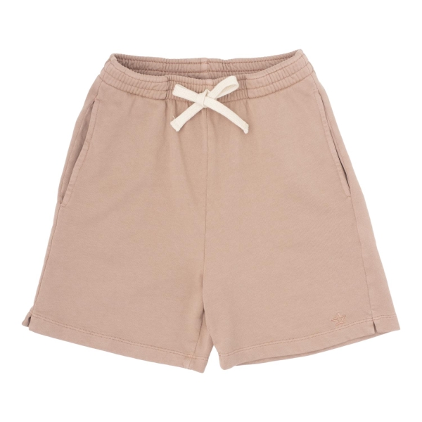 Tocoto Vintage Colours fleece shorts brown S16323-BROWN 