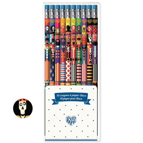 Djeco Set of 10 pencils Steve DD03752 