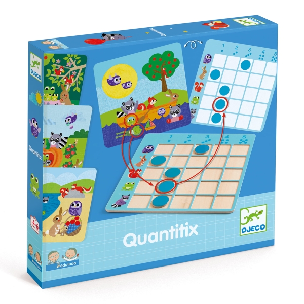 Djeco Eduludo Quantitix learning to count DJ08358 