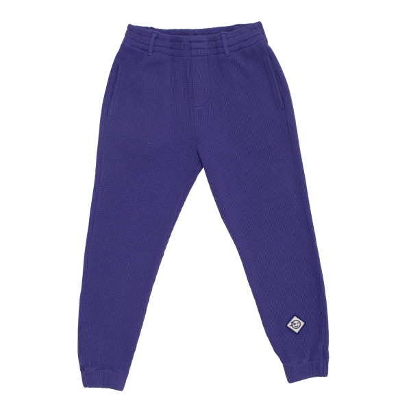 Wynken Ray track pants strong blue waffle