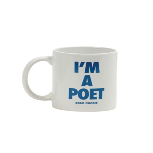 Bobo Choses I'm a poet mug white 122AU024 