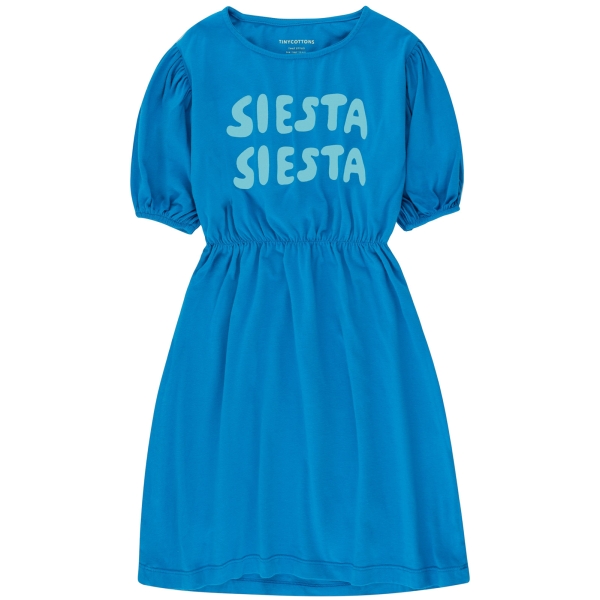 Tiny Cottons Siesta dress lapis blue/light cream SS23-056-L32 