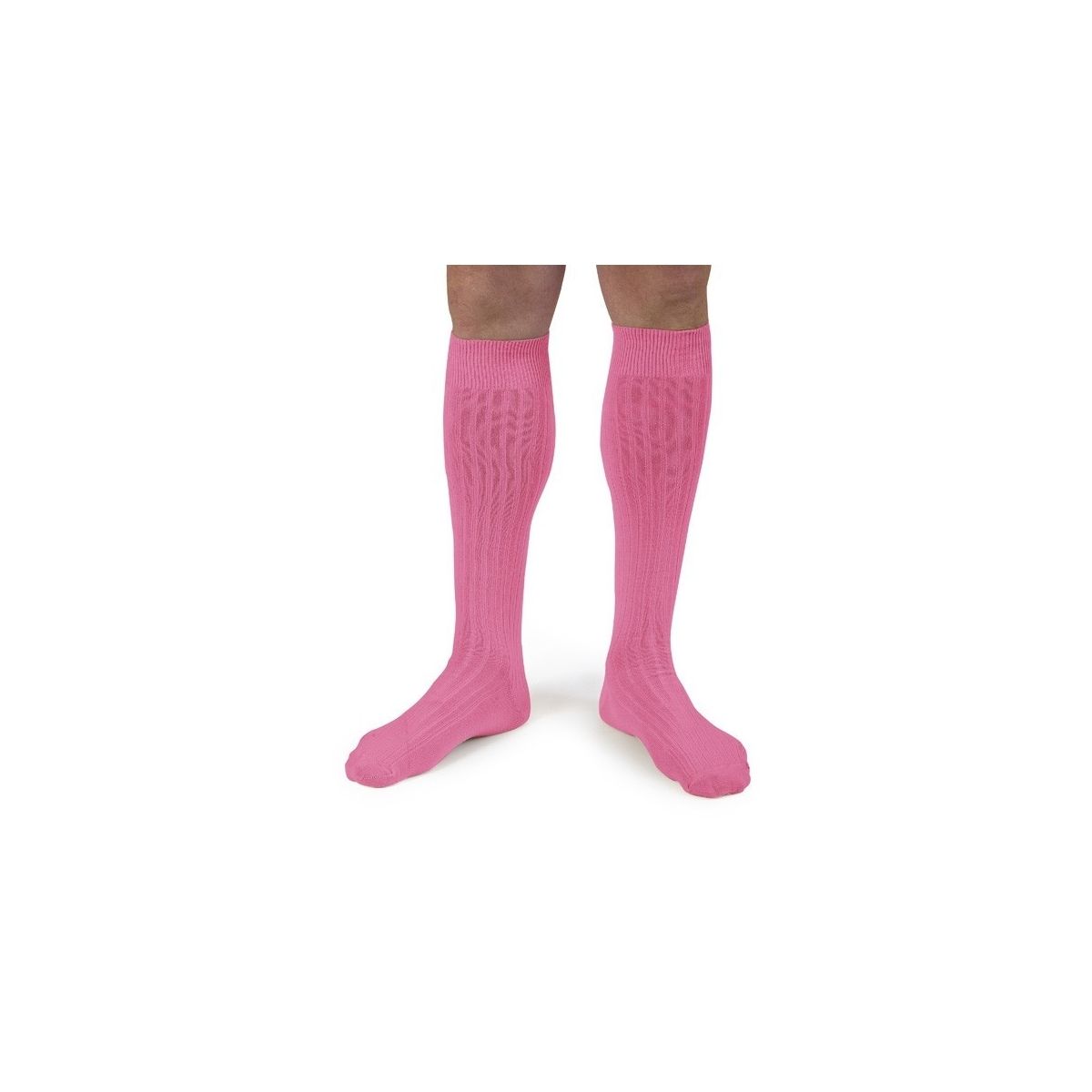 Collégien Knee high socks La Haute rose fluo