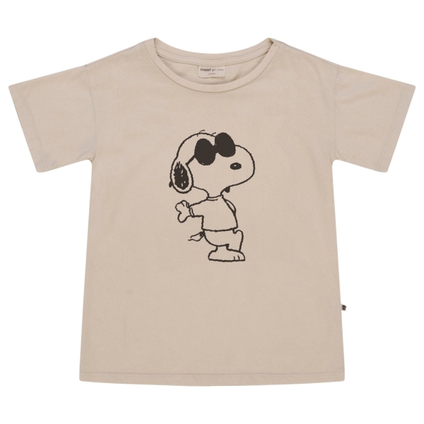 Maed for mini Sweet snoopy t-shirt beige AW2022-112 