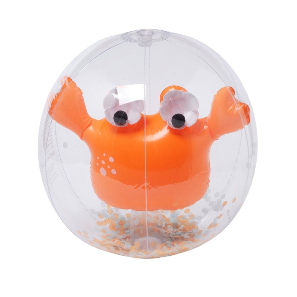 SUNNYLiFE Inflatable beach ball 3D Sony the sea creature Neon orange S3PB3DSO 