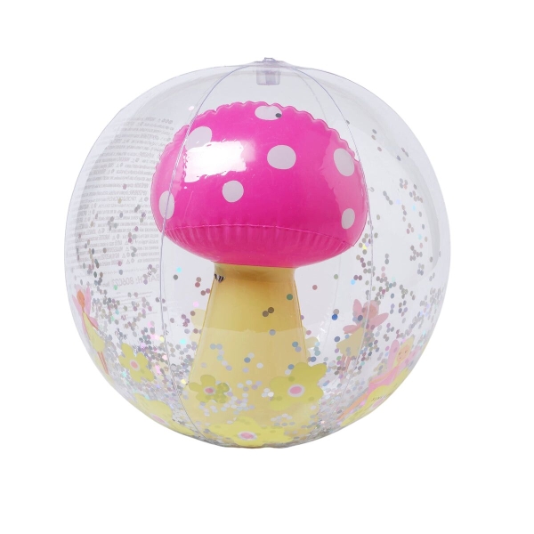 SUNNYLiFE Inflatable beach ball 3D Mima the fairy Lemon lilac