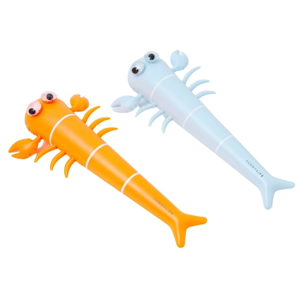 SUNNYLiFE Set of 2 pool noodles Sonny The Sea Creature Neon