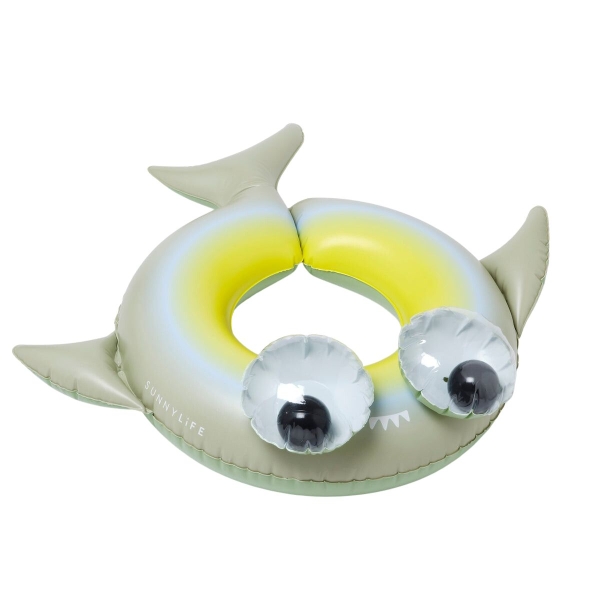 SUNNYLiFE Kiddy pool ring Shark Tribe Khaki S3LKPOST 