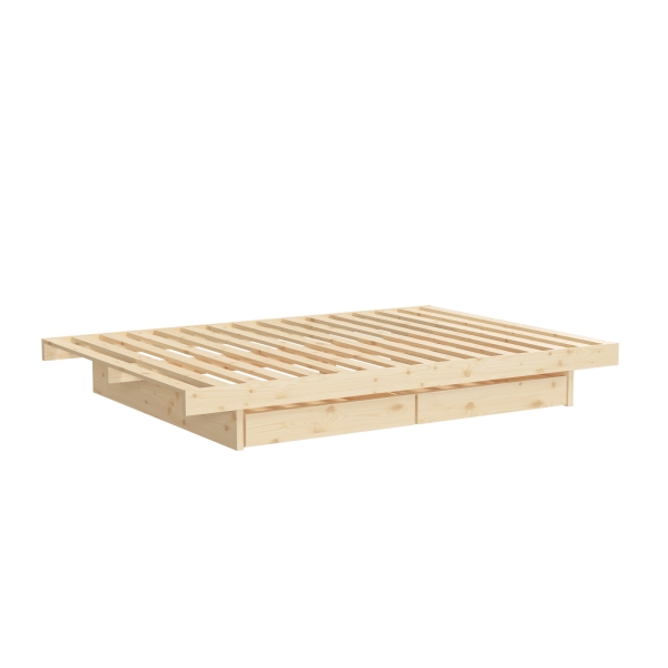 Karup Design - Kanso bed raw with drawers - ベッド - KANSO-RAW-D 
