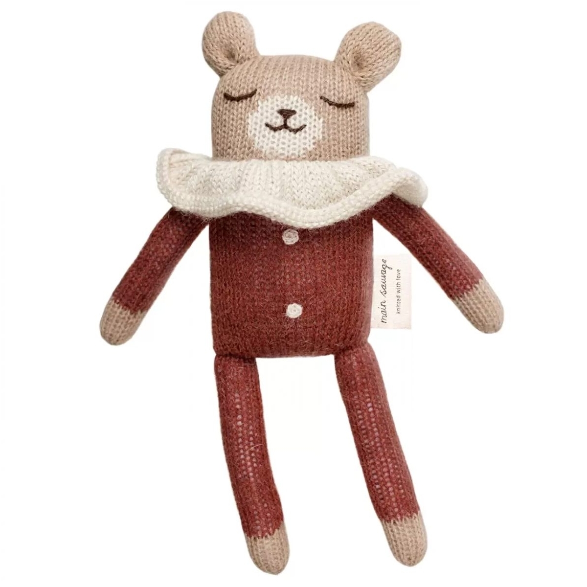 Main Sauvage Teddy Soft Toy With Sienna Pyjamas 3760281700903