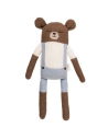 Main Sauvage Big Teddy Soft Toy With Blue Shorts 3760281700651 