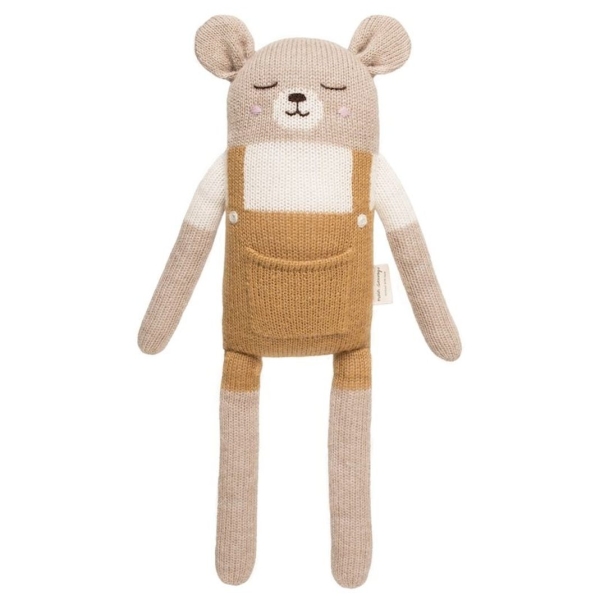 Main Sauvage Big Teddy Soft Toy With Mustard Shorts
