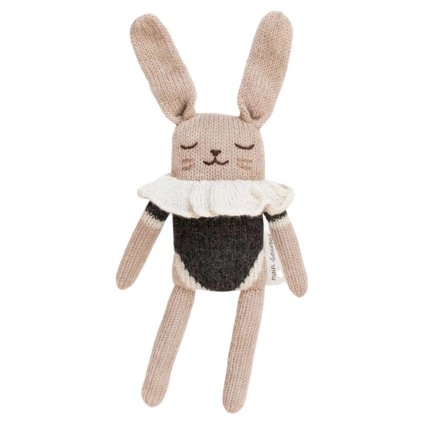 Main Sauvage Bunny knit Toy with black bodysuit 3760281700989 