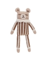 Main Sauvage Soft Toy Teddy in Jumpsuit Beige 3760281701269 