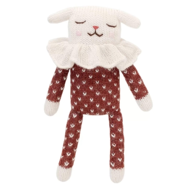 Main Sauvage Soft Toy Lamb in pyjamas Red 3760281701290 