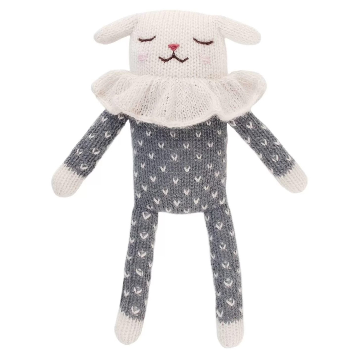 Main Sauvage Soft Toy Lamb in pyjamas Grey 3760281701306