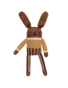 Main Sauvage Bunny soft toy with sienna striped pants