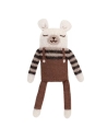 Main Sauvage Polar bear soft toy with nut overalls 3760281701429 