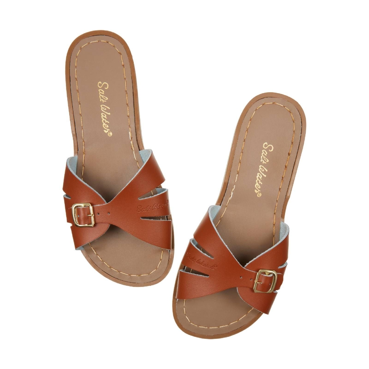 Salt Water Salt-Water Classic slides tan 