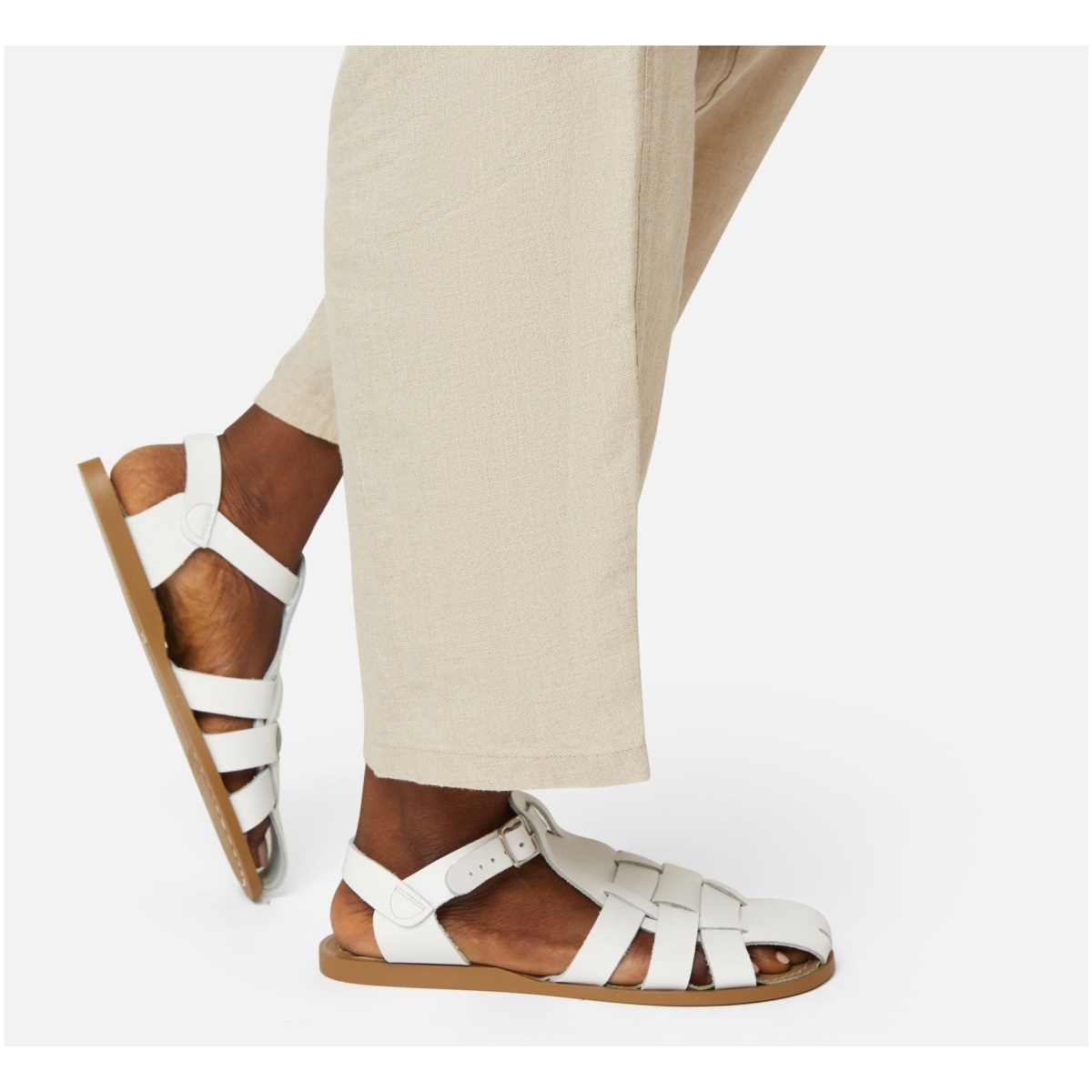 Microtrend: Fisherman Sandals. | Fisherman sandals, Woven leather sandals,  Platform espadrille sandals