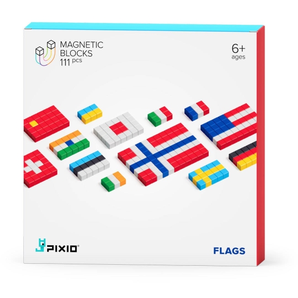 Pixio Klocki magnetyczne Pixio flags story series 30105